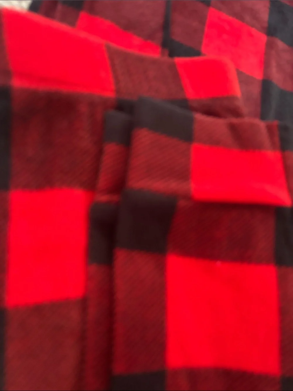 NWOT Cat & Jack Red and Black Plaid Kids Pajama Set